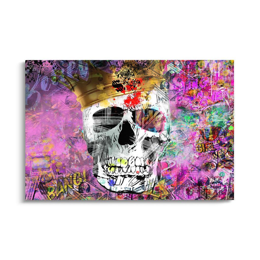 "POP ART SKULL"