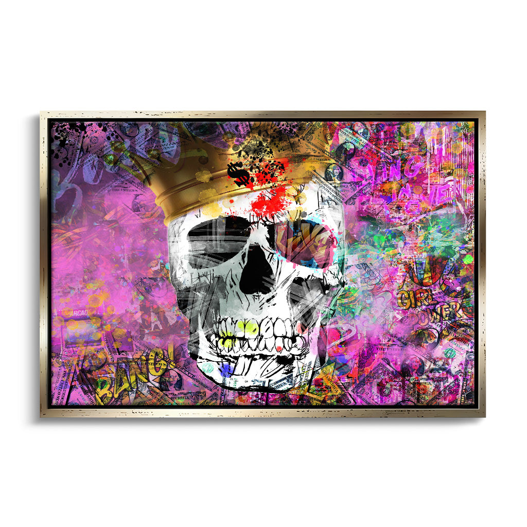 "POP ART SKULL"