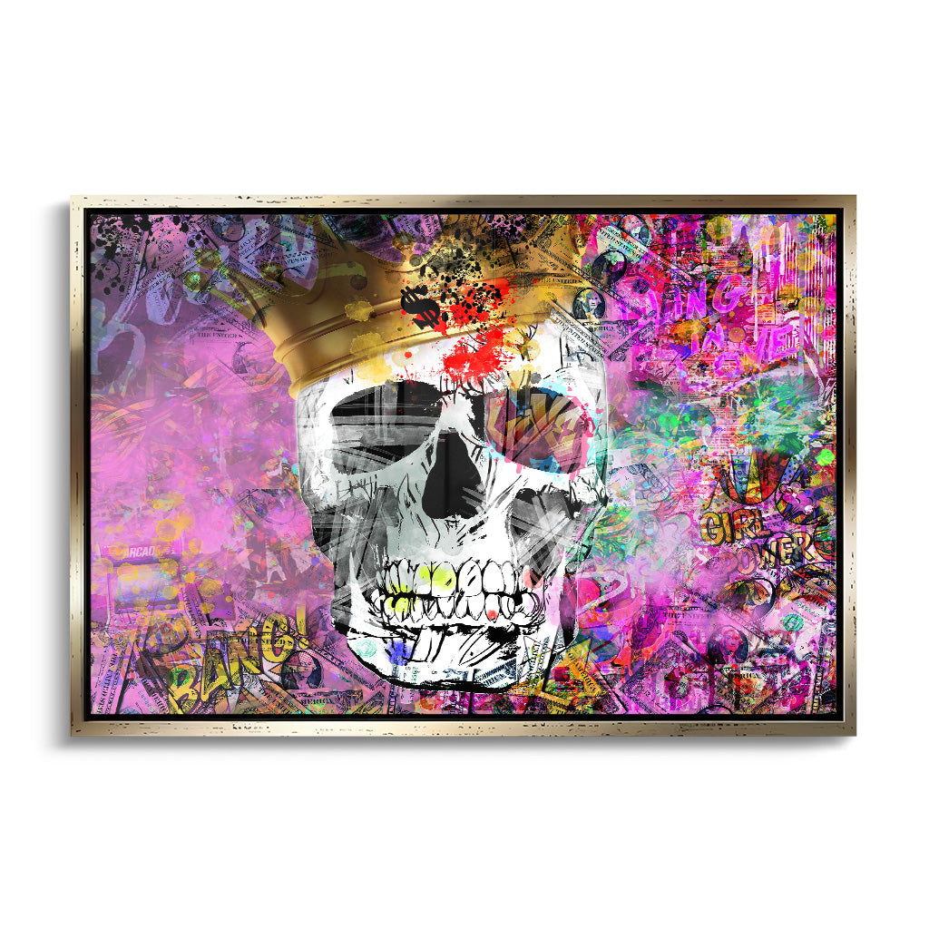 "POP ART SKULL"