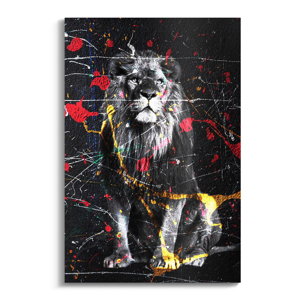 "COLORFUL KING LION"