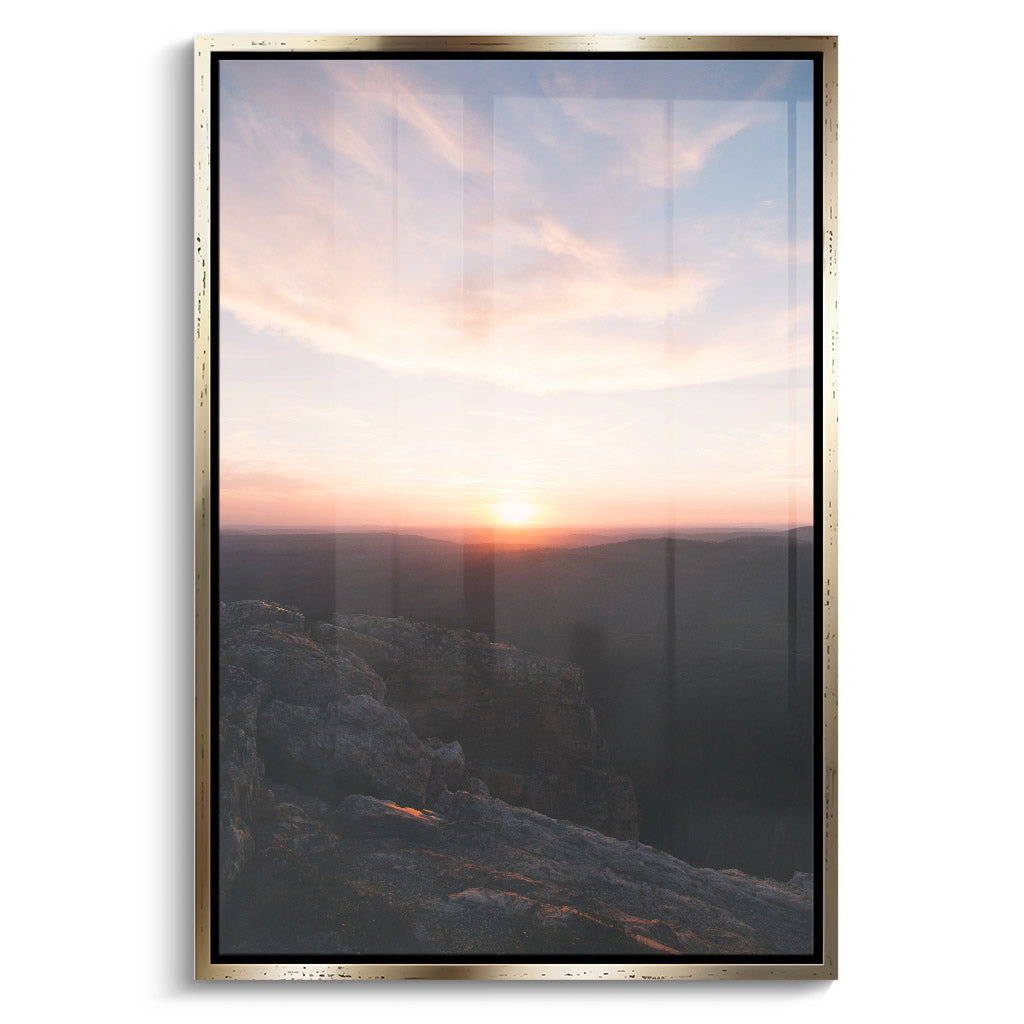 "MOUNTAIN SUNSET"