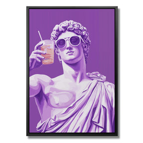 "GREEK STATUE CHEERS"