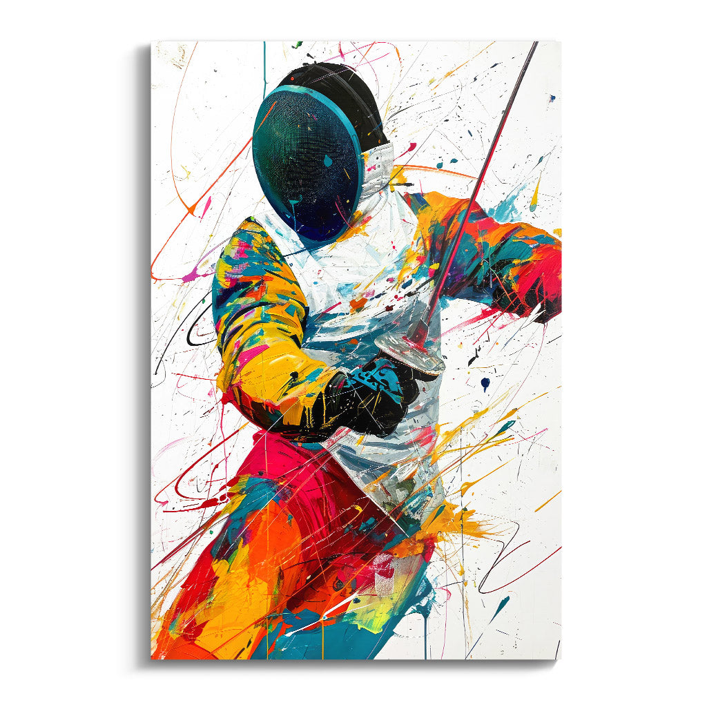 "FENCING SPORT ART"