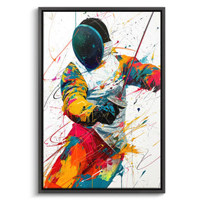 "FENCING SPORT ART"