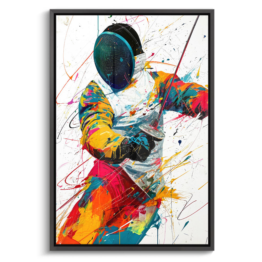 "FENCING SPORT ART"