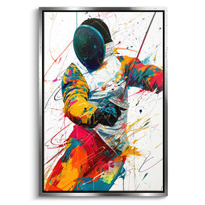 "FENCING SPORT ART"