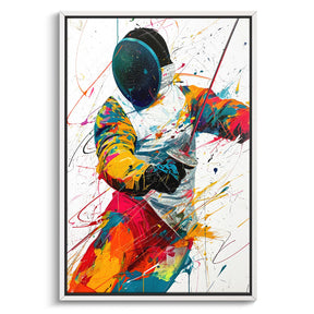 "FENCING SPORT ART"