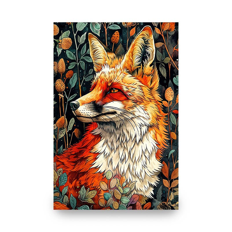 "WATERCOLOR ART FOX 3"