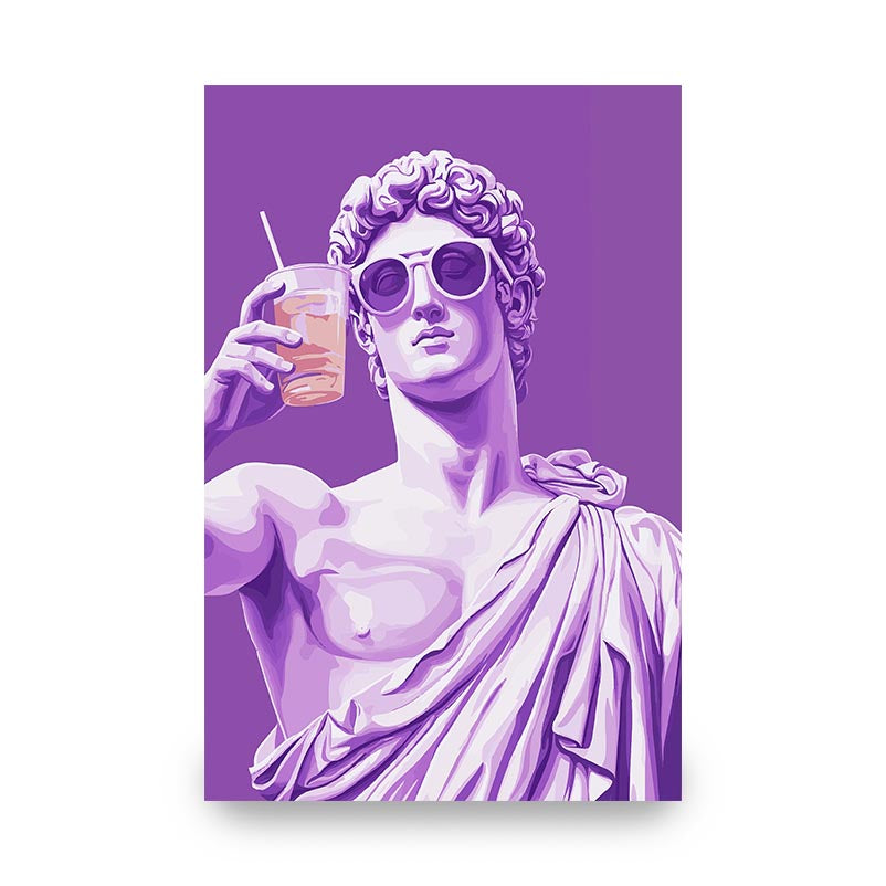 "GREEK STATUE CHEERS"