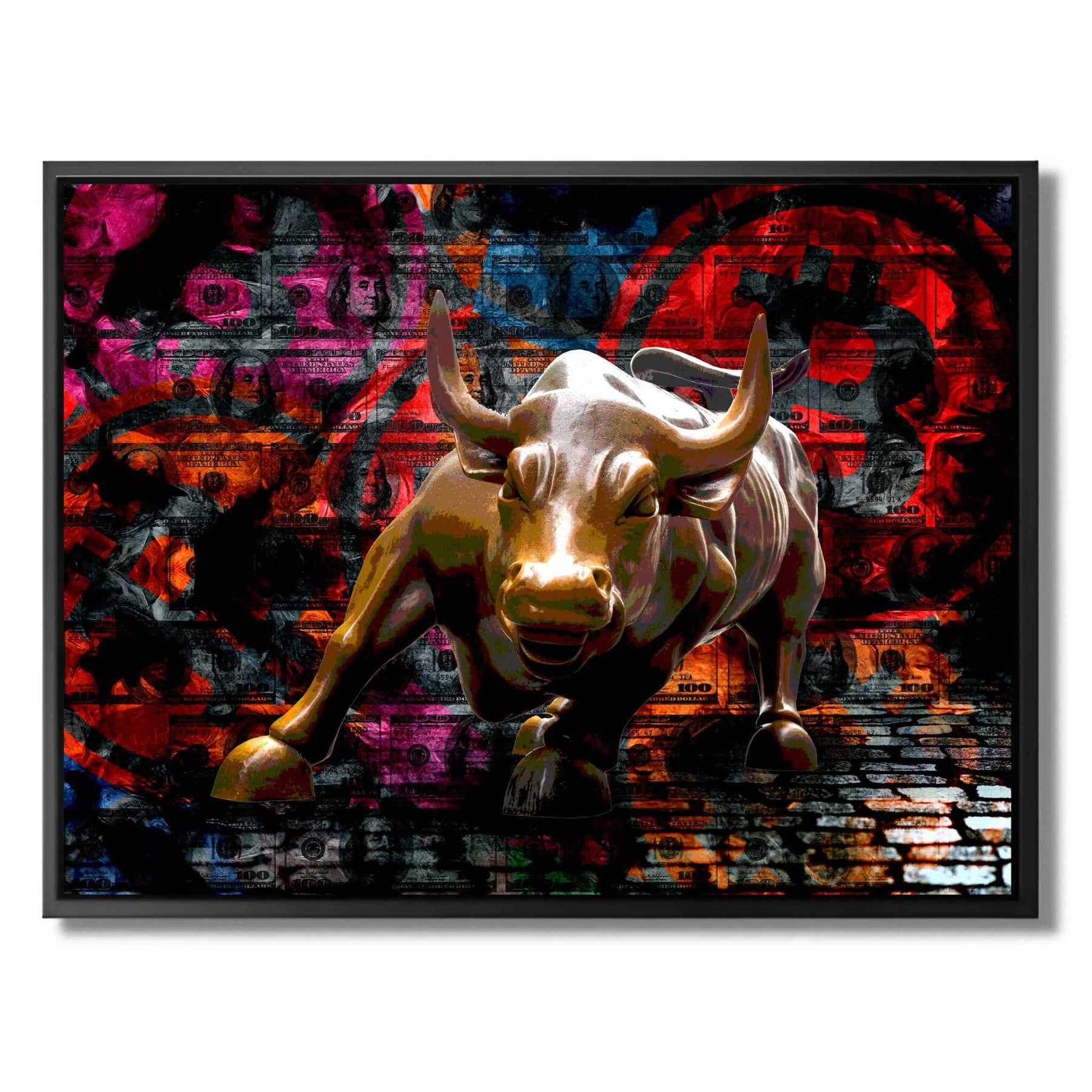 "BITCOIN DOLLAR BULL" - Art For Everyone