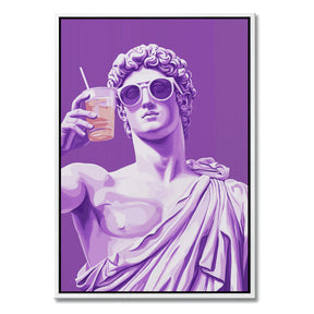 "GREEK STATUE CHEERS"