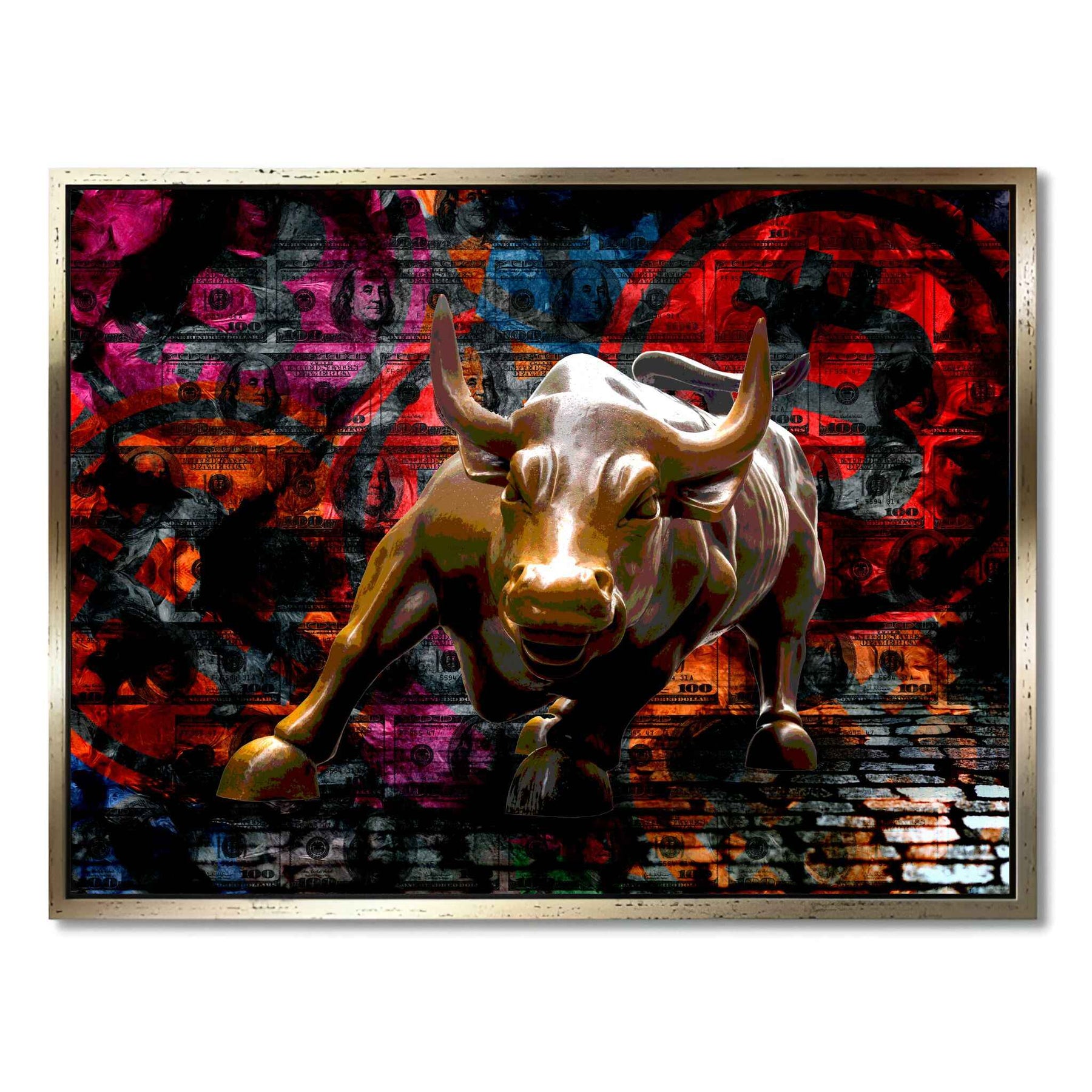 "BITCOIN DOLLAR BULL" - Art For Everyone