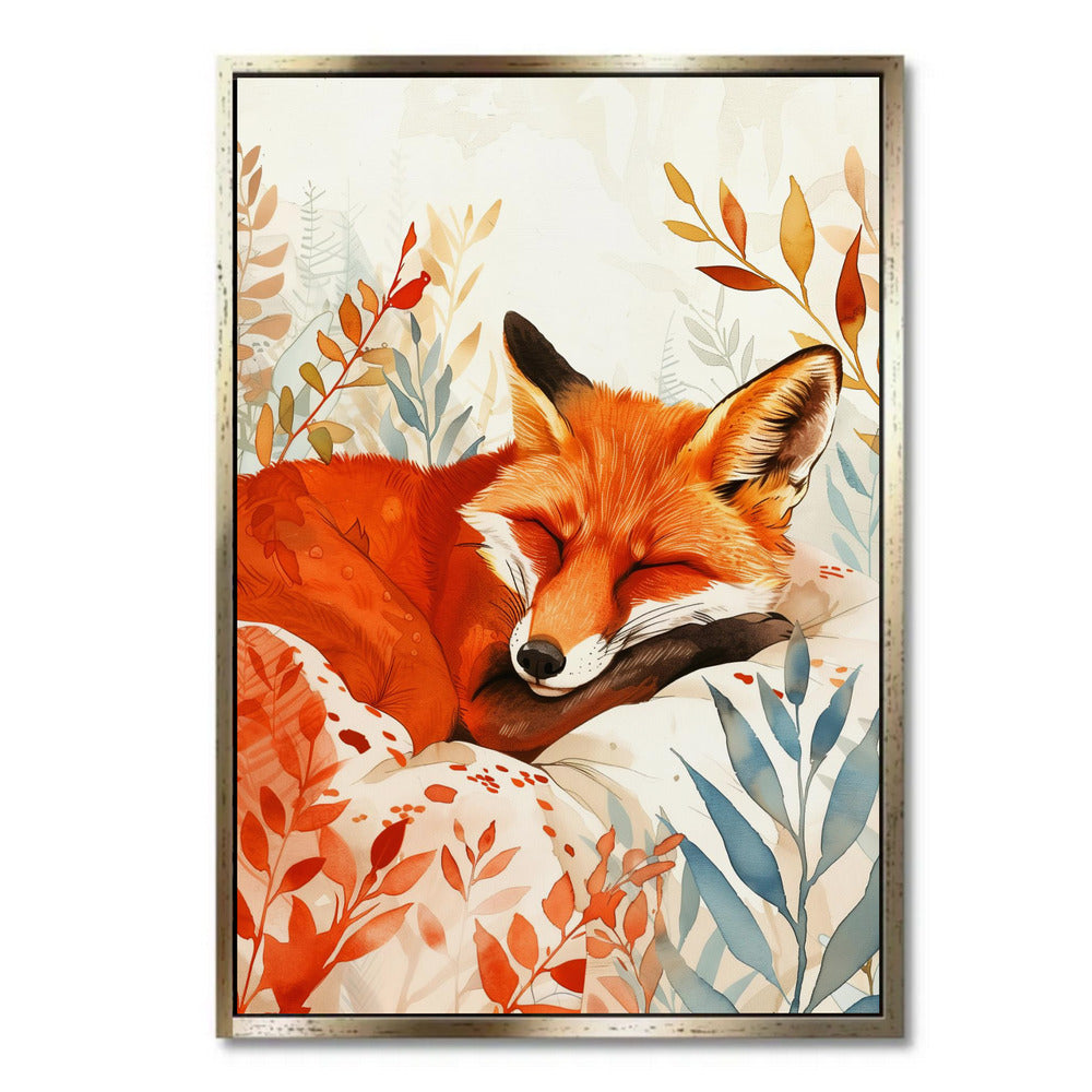 "WATERCOLOR ART FOX 2"