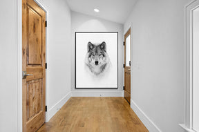 "PORTRAIT OF A TIMBER WOLF"