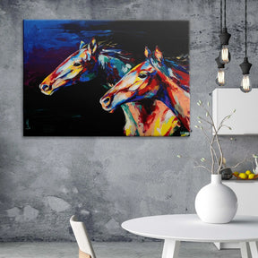 "COLORFUL HORSES" - Art For Everyone