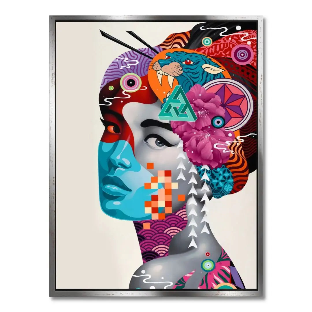 "Colorful Woman" - Art For Everyone