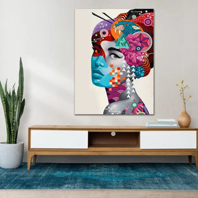 "Colorful Woman" - Art For Everyone