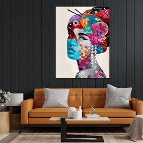 "Colorful Woman" - Art For Everyone