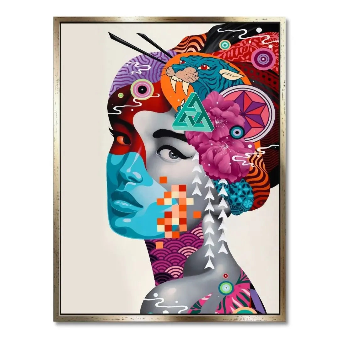 "Colorful Woman" - Art For Everyone