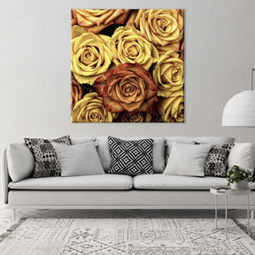 "GOLDEN FLOWERS" - Art For Everyone