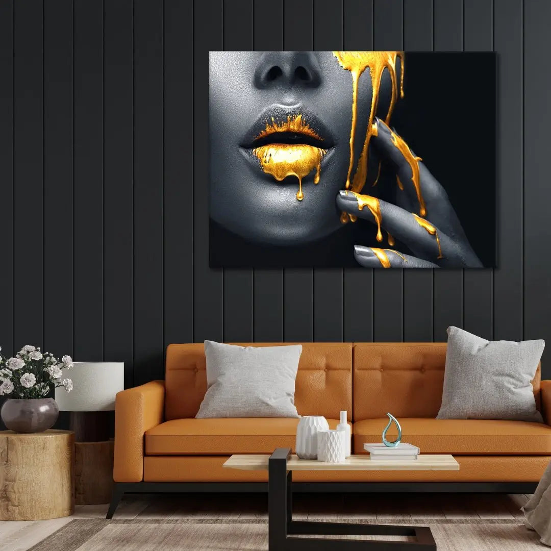 "Golden Lips Exclusive" - Art For Everyone