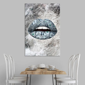 "MONEY LIPS" - Art For Everyone