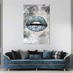 "MONEY LIPS" - Art For Everyone