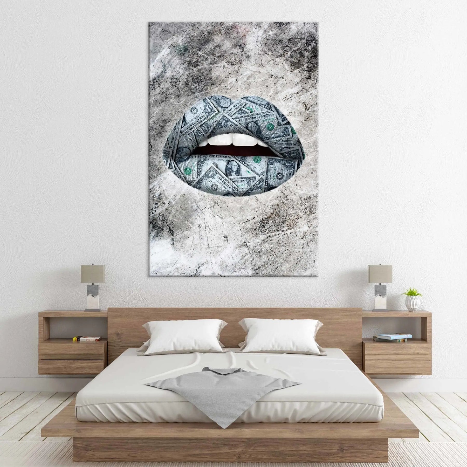 "MONEY LIPS" - Art For Everyone