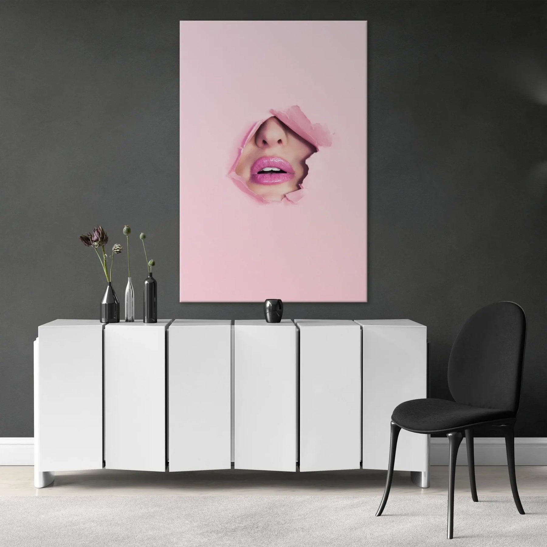 "PINK LIPS" - Art For Everyone