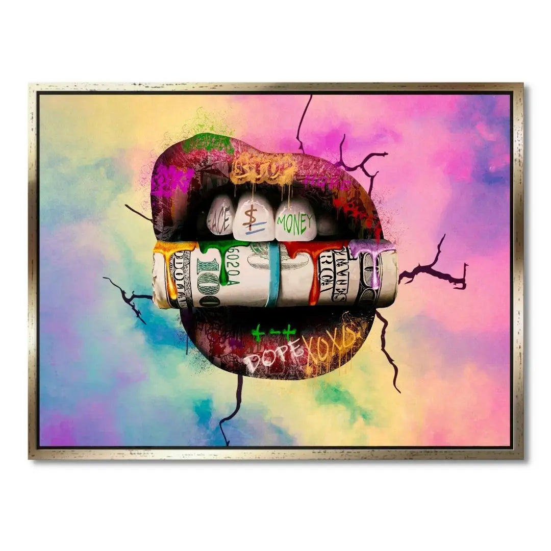 "XOXO LIPS" - Art For Everyone